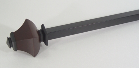 Wood imitation Curtain Finial - wood_imitation_curtain_finial